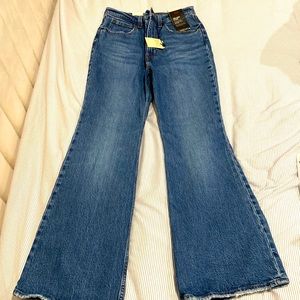 Levi’s 70’s high flare pants. Size 27 x 30. Brand new with price-tag